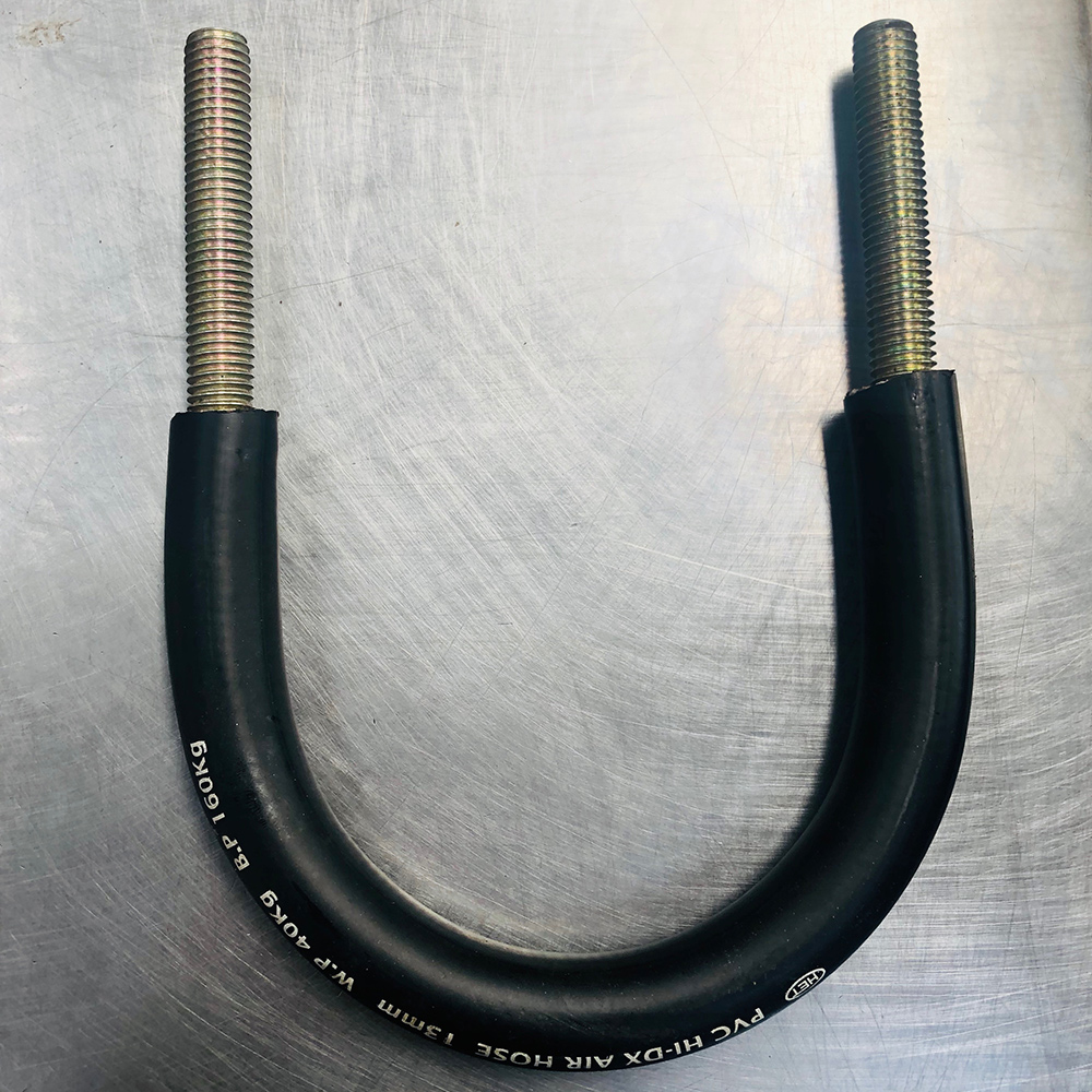 氯丁橡胶覆层U型螺栓 -30℃-100℃